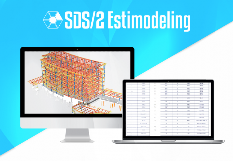 Computer and laptop with Estimodeling software displayed